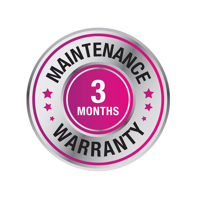 3 Month Maintenance Warranty
